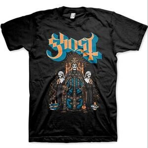 Ghost Throne Heavy Metal Black Unisex Tshirt